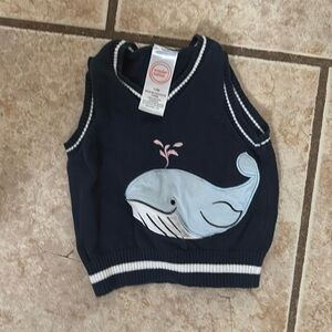 Wonder Nation Navy Whale Vest for Kids